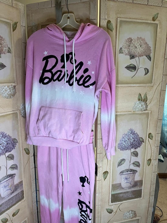 Barbie Pants - Barbie Pink and White Ombre Hoodie & Joggers Set